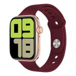 hapipola spider smartwatch black maroon front side view