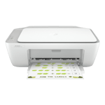 hp deskjet ink advantage 2338 all in one printer white litegray front view