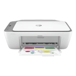 hp deskjet ink advantage 2776 all in one printer white grey front view