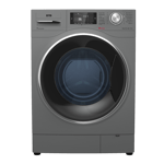 ifb 9 0kg fully automatic front load washing machine executive mss id metallic silver front view