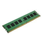 kingston basics ddr4 2666mhz single ram memory 8gb green front view