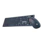 lapcare wl 102 keyboard mouse combo black front view