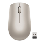 lenovo 530 wireless mouse almond front view