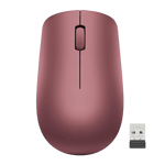 lenovo 530 wireless mouse cherry red front view