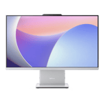 lenovo ideacentre all in one intel core i3 13th gen windows 11 home desktop pc f0hm00g4in cloud grey 8gb 512gb Front view