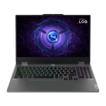 lenovo loq intel core i5 12th gen windows 11 home gaming laptop 83gs00pjin luna grey 16gb 512gb Front View