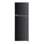 lg 322 l frost free double door 2 star refrigerator gl d342sesy aeszebn ebony sheen front view