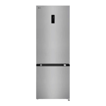 lg 340 l frost free double door 3 star refrigerator gl b382dpzx apzzebn shiny steel Front View