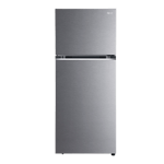 lg 380 l frost free double door 2 star refrigerator gl n412sdsy dazzle steel front view