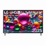 lg 4k ultra hd smart led tv ua75 43 inch front view