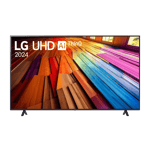 lg 4k ultra hd smart led tv ut8040 65 inch front vie model view