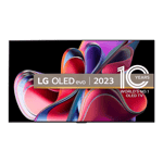 lg 4k ultra hd smart oled evo tv g3 55 inch front view front side view