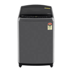 lg 9 0kg fully automatic top load washing machine thd09spm middle black front view