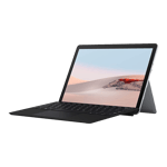 microsoft type cover for surface go 2 black right view