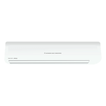 mitsubishi heavy 1 6 ton 3 star fixed speed split ac srk20css s6 a front view