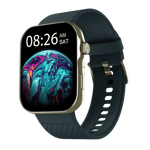 noise colorfit ultra 3 smart watch teal blue front right view
