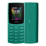 nokia 106 2023 dual sim green front and back view
