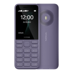 nokia 130 2023 dual sim purple front and back view