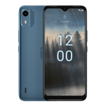 nokia c12 pro dark cyan 64gb 2gb front and back view