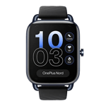 oneplus nord watch midnight black front view