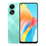 oppo a78 4g aqua green 128gb 8gb ram front back view
