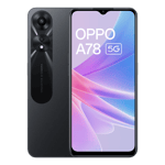 oppo a78 5g glowing black 128gb 8gb front back view