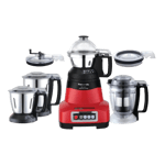 panasonic mx ae 475 750w juicer mixer grinder 4 jars red 02