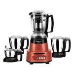 panasonic mx av 425 600w juicer mixer grinder 4 jars rustic red Full View
