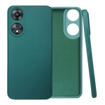 pc soft tpu back case for oppo a78 green front view