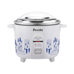 preethi rc 325 glitter 1 8 litre electric rice cooker white 01