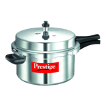 prestige aluminium popular pressure cooker 7 5 litre front