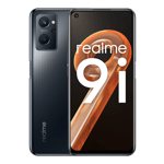 realme 9i prism black 128gb 4gb ram front and back view