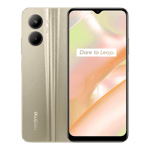 realme c33 2023 sandy gold 64gb 4gb ram front back view