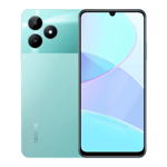 realme c51 mint green 128gb 4gb ram front and back view