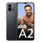 redmi a2 classic black 64gb 2gb ram front and back view