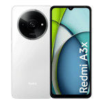 redmi a3x White 64gb 3gb ram front back view