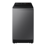 samsung 10 0kg fully automatic top load washing machine wa10bg4546bd dark grey front view