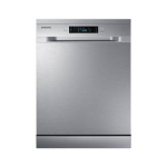 samsung 13 place settings intensivewash dishwasher silver dw60m5043fs tl front view