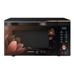 samsung 32 l convection microwave oven with fruit dry masala and sun dry mc32k7056cc tl black front view