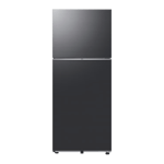 samsung 396 l frost free double door 2 star refrigerator rt41dg6a2bb1hl black matt front view