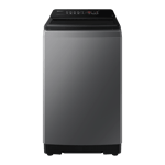 samsung 8 0kg fully automatic top load washing machine wa80bg4441bdtl dark grey front view