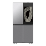 samsung 809 l frost free 4 door flex french door bespoke family hub refrigerator rf71db9950qdtl clean charcoal front view