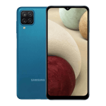 samsung galaxy a12 sm a127 blue 128gb 6gb ram front back view