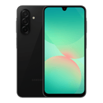 samsung galaxy a26 5g black 128gb 6gb ram Front bAck view