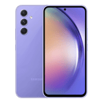 samsung galaxy a54 5g awesome violet 128gb 8gb ram front back view