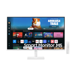 samsung m5 fhd smart monitor with smart tv experience ls27dm501ewxxl white 27 inch front view 01