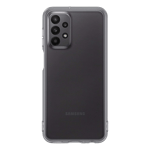 samsung soft clear cover for galaxy a23 black back view