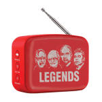 saregama carvaan mini tamil 5w bluetooth speaker sunset red Front View