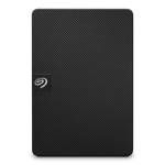 seagate portable external hard disk drive stkm1000400 1tb black front view