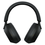 sony wh 1000xm5 boom headset black front